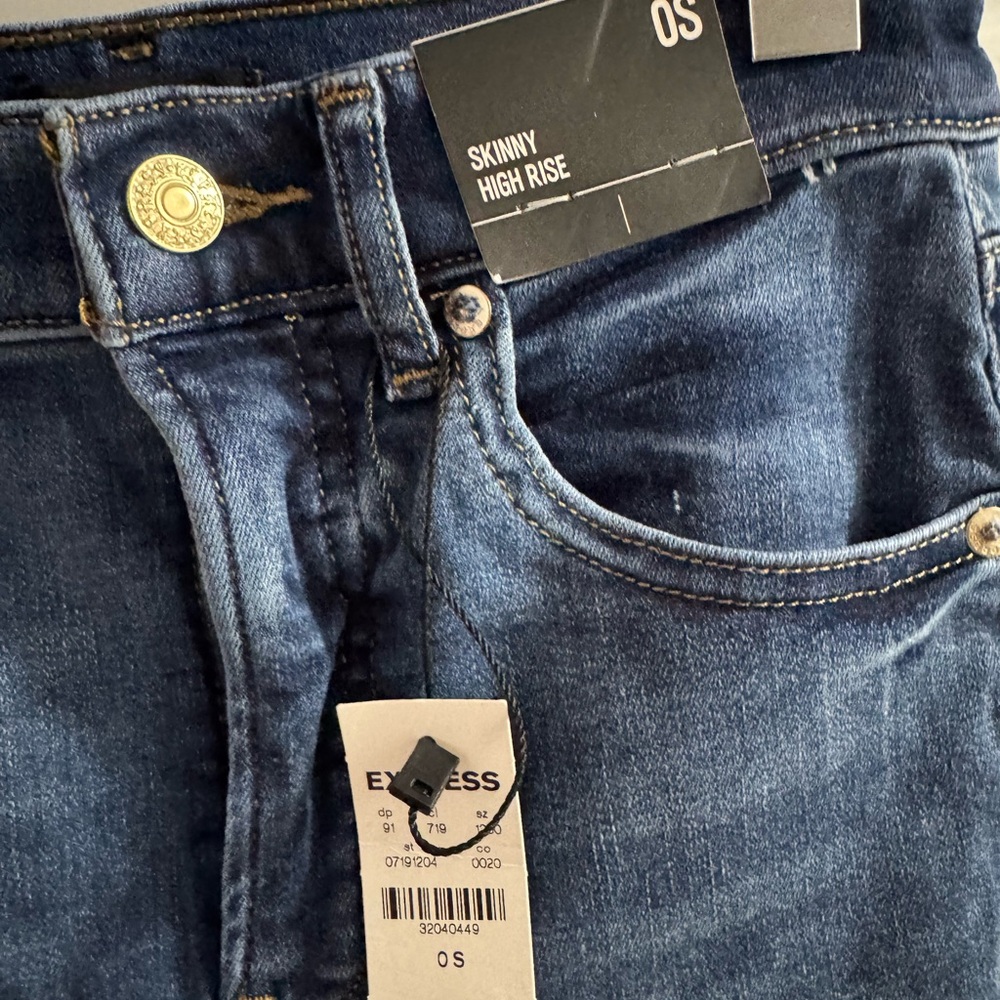 Express skinny high rise size 0